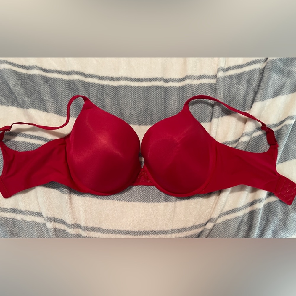 Lilyette Red Bra. Size 38 DD. Never Worn